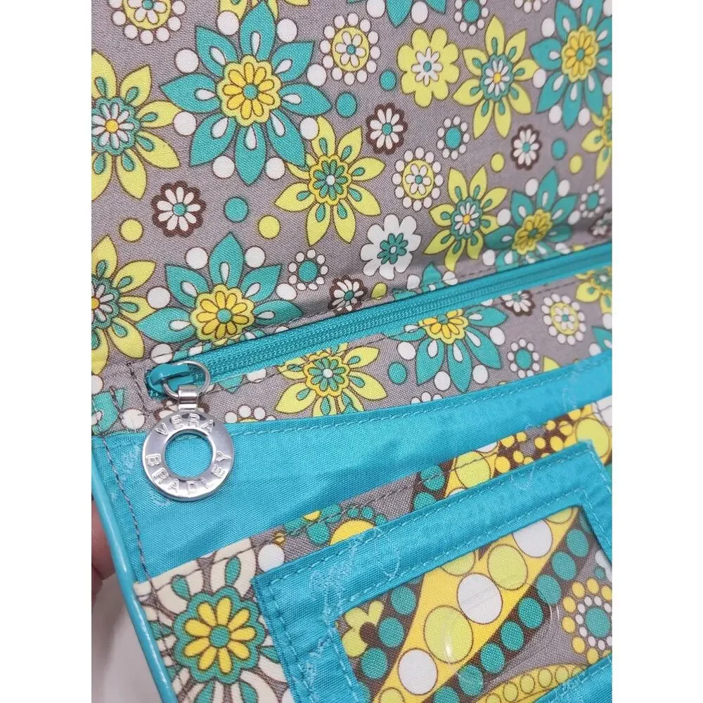 Vera Bradley Lemon Parfait Trifold Wallet - Picture 4 of 8